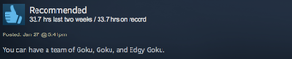 Illustration for article titled Dragon Ball FighterZ, As Told By Steam Reviews